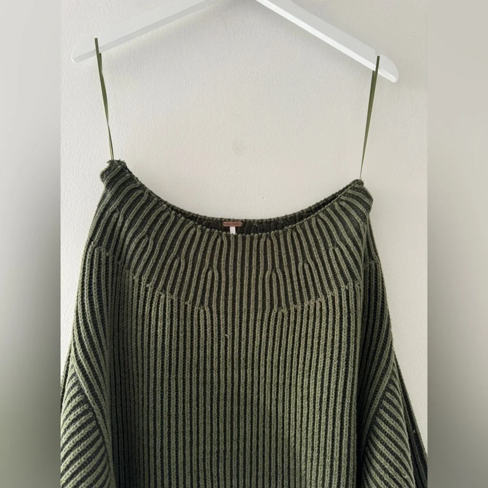 FREE PEOPLE Charlotte Green Tunic XS